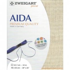 Zweigart Drobe Zweigart Sawitzki Iš anksto iškirpta Aida 48x53 cm 3279544853