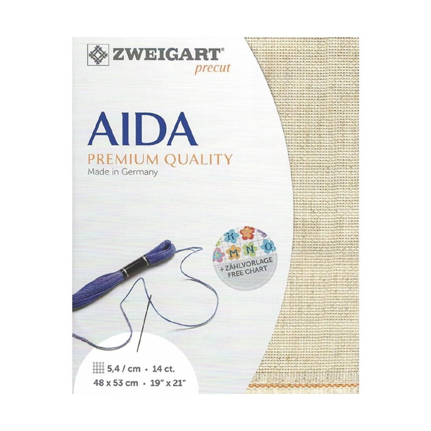 Zweigart Drobe Zweigart Sawitzki Pre-cut Aida 48x53 cm 3279544853