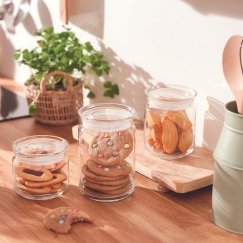 Stiklainis, jossa on kansi, Plano 750 ml vihreä LUMINARC