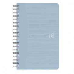 Pārstrādāta spirālveida piezīmju grāmatiņa OXFORD Rec’Up, 9x14 cm, 90 lapas, 90 gsm, ar rūtiņām