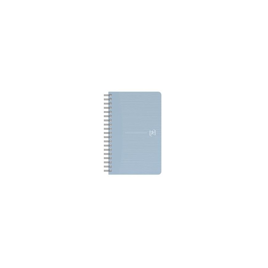 Pārstrādāta spirālveida piezīmju grāmatiņa OXFORD Rec’Up, 9x14 cm, 90 lapas, 90 gsm, ar rūtiņām