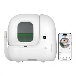 PETKIT Purobot Max Pro Kissa Avoin hiekkalaatikko Valkoinen