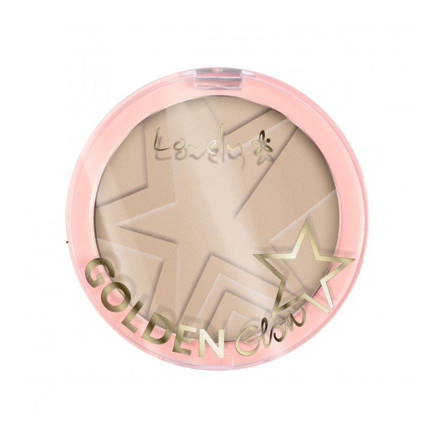 Lovely Golden Glow Powder - New Edition 2 Light rosy beige, 10 g