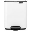 Brabantia Bo šiukšliadėžė su pedalu, 7 l – balta Brabantia Bo šiukšliadėžė su pedalu, 7 l – balta