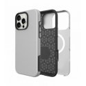 Dėklas Perfectionists Triangle Mag Case Apple iPhone 16 sidabrinis Dėklas Perfectionists Triangle Mag Case Apple iPhone 16 sidabrinis