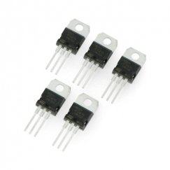 OEM Linear Voltage Regulator 5V L7805CV - THT TO220 - 5 pcs