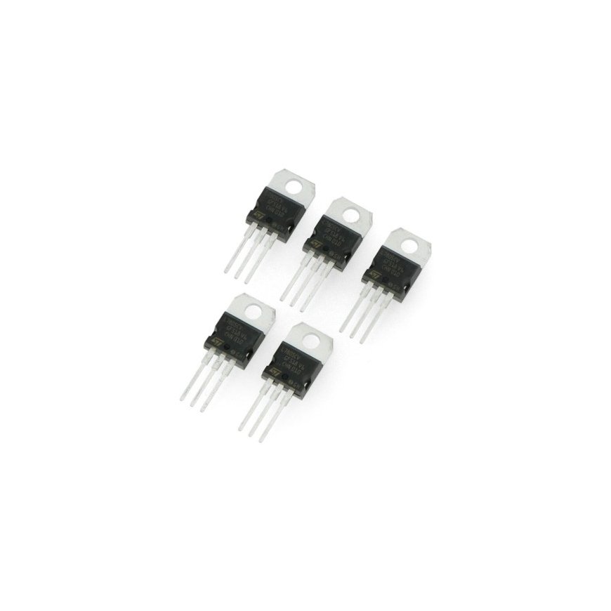 Oem lineaarne pingeregulaator 5V L7805CV - THT TO220 - 5 tk