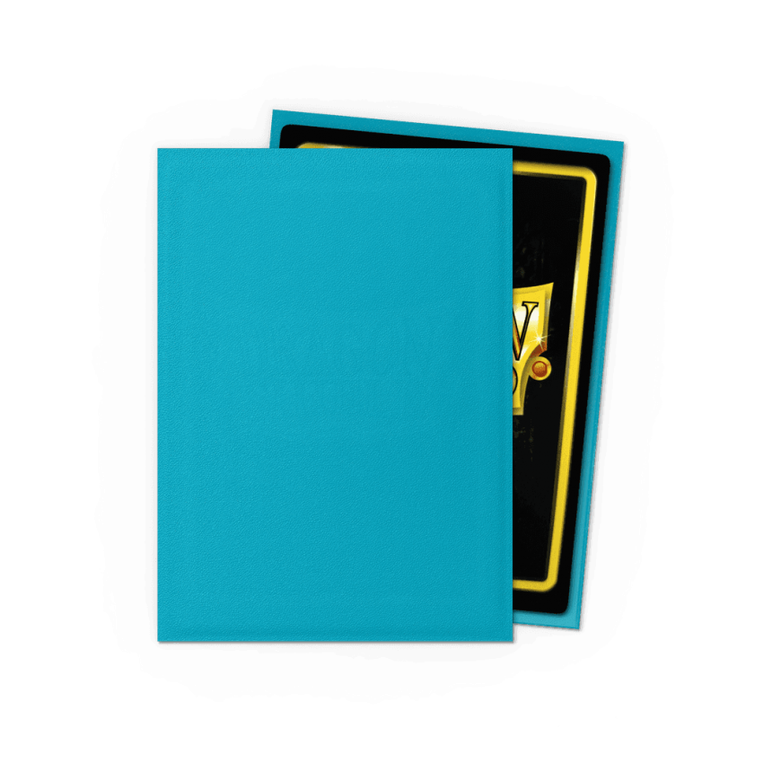Dragon Shield: Standard Sleeves: Player's Choice: Turquoise [Matte] (100 Sleeves) – 2