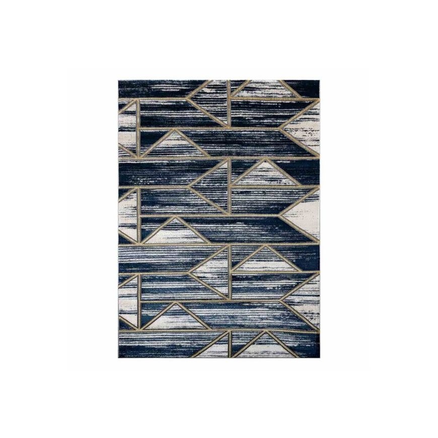 Sinine Kilim WELLI GEOMETRIC 2 värvi sinine 120x170 Hakano