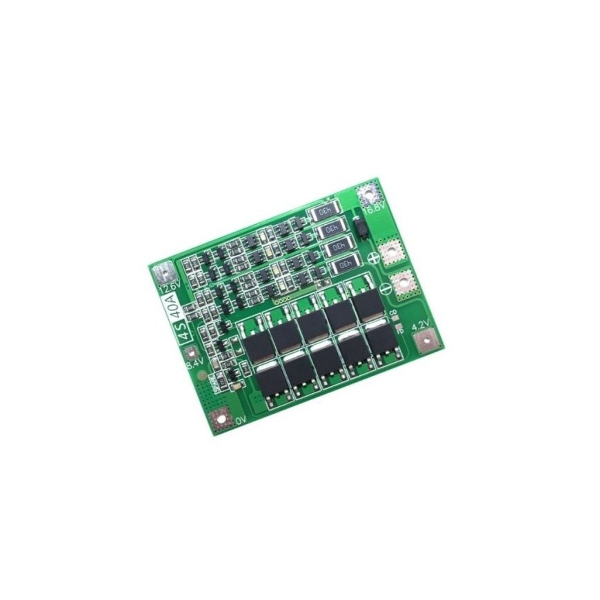 OEM Li-ion ličio baterijų 18650 įkrovimo modulis su apsauga 4S 40A – 2