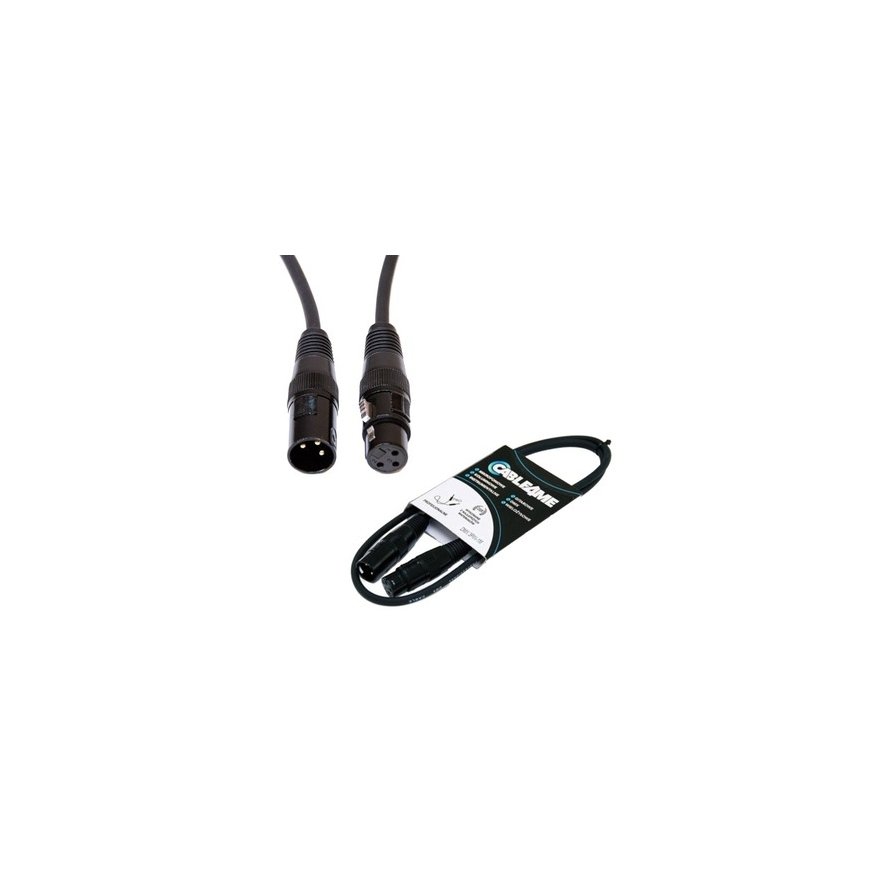 CABLE4ME DMX 3Pin Cable for Lighting 1m