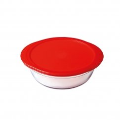 Küpsetuskindel ümmargune anum plastikust kaanega C'N'S 18 cm OCUISINE