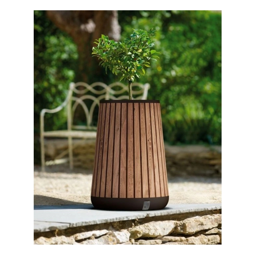 Flowerpot Deco Conic Planter Tall Venetian Brown