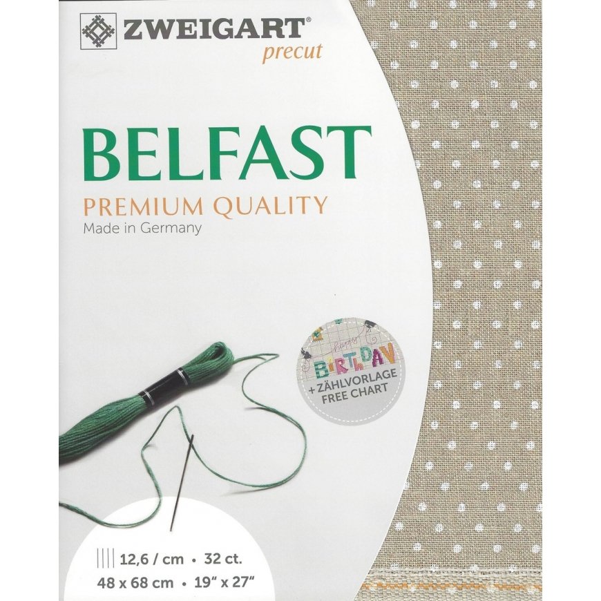 Zweigart Drobe Zweigart Sawitzki Käsitsi lõigatud Belfast 48x68 cm 360953794868