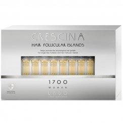 Labo Crescina Follicular Islands 1700 augšanas stimulācijas ampulu ārstēšana serums galvas ādai sievietēm, 20 gab.