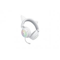 Razer Kraken Kitty V3 Pro - White Laisvų rankų įranga Vielinis ir Bevielis Su lankeliu Žaidimams USB A tipo Bluetooth Balta