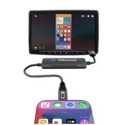 Automaattinen adapteri Ottocast CA450-T Mirror Touch CarPlay musta