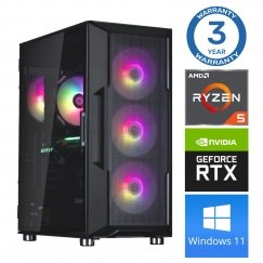 INTOP Ryzen 5 3600 16GB 250SSD M.2 NVME + 2TB RTX3050 6GB WIN11