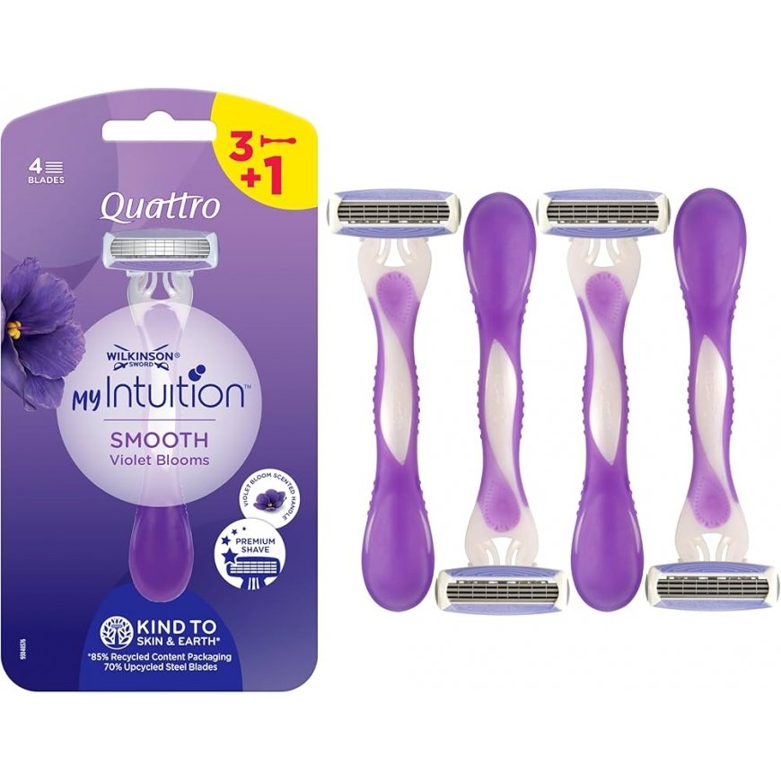 Wilkinson Sword Wilkinson My Intuition Quattro Smooth Violet Bloom – 2