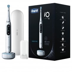 Oral-B iO Series 10 Pieaugušo Rotējoša-vibrējoša zobu suka Balts