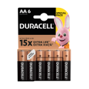 DURACELL AA - LR6 paristot, 6 kpl DURACELL AA - LR6 paristot, 6 kpl