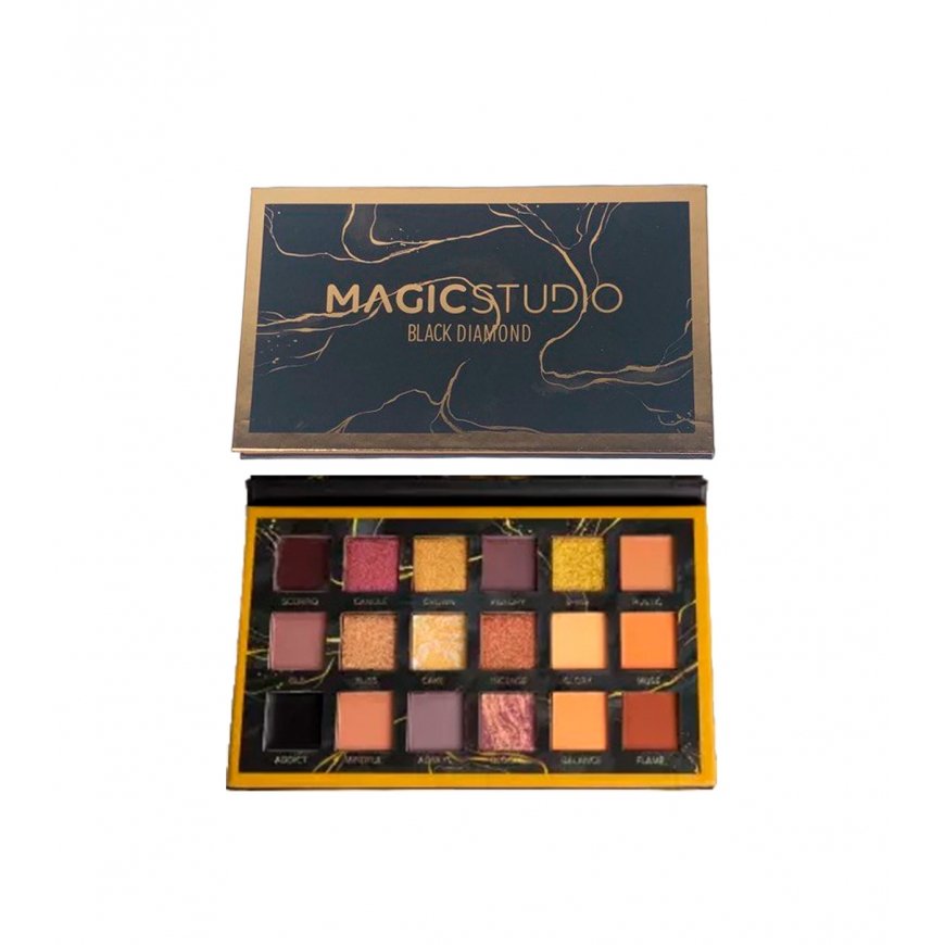 Magic Studio Черная палитра теней DIAMOND 1 шт.