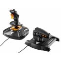 Thrustmaster T-16000M FCS Hotas Must, Oranž USB Juhtkang Analoog/digitaal PC Thrustmaster T-16000M FCS Hotas Must, Oranž USB Juhtkang Analoog/digitaal PC