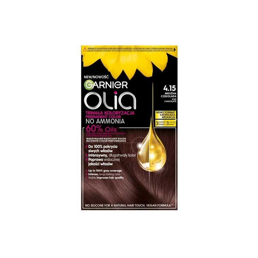 Garnier Olia pastāvīgā krāsa 4.15