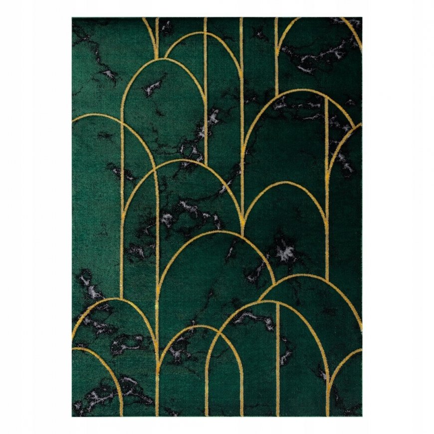 Kilimäki ESTEMA ARTDECO väri pullo vihreä 140x190 Hakano