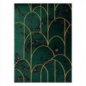 Kilimäki ESTEMA ARTDECO väri pullo vihreä 140x190 Hakano