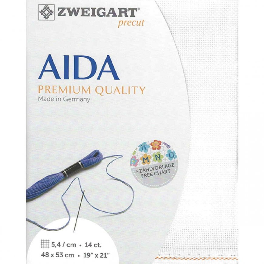 Zweigart Drobe Zweigart Sawitzki Pre-cut Stern-Aida 48x53 cm 37061014853 – 2