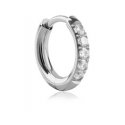 Foldable Ring Single Earring with Zirconia VHLLE2008S