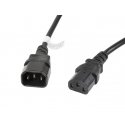 Lanberg CA-C13E-11CC-0030-BK кабель питания Черный 3 m Разъем C13 Разъем C14 Lanberg CA-C13E-11CC-0030-BK кабель питания Черный 3 m Разъем C13 Разъем C14