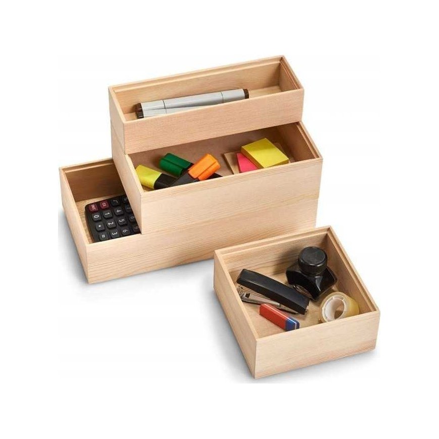 Zeller Pine Storage Container, Pine Box, High-Quality Box.