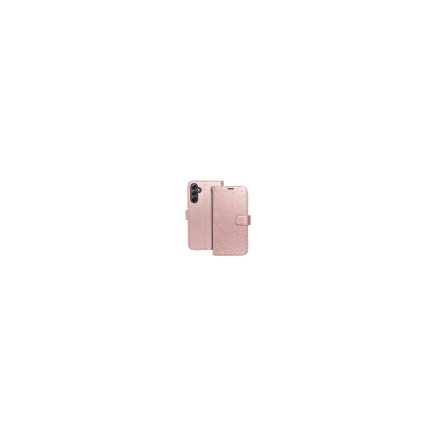 OEM MEZZO Book case for Samsung Galaxy A36 5G teddy bear rose gold