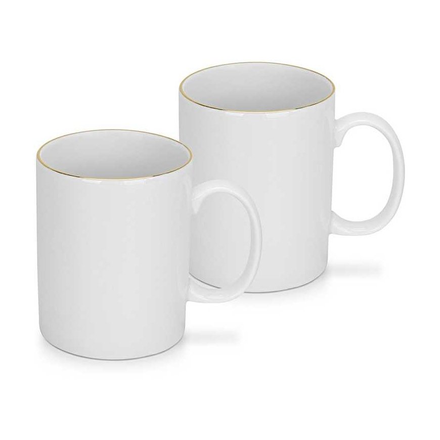 Fissman Mug Set 350 ml / 2 pcs Floree (porcelain)