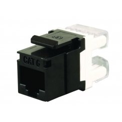 Solarix Keystone CAT6 UTP RJ45 black SXKJ-6-UTP-BK