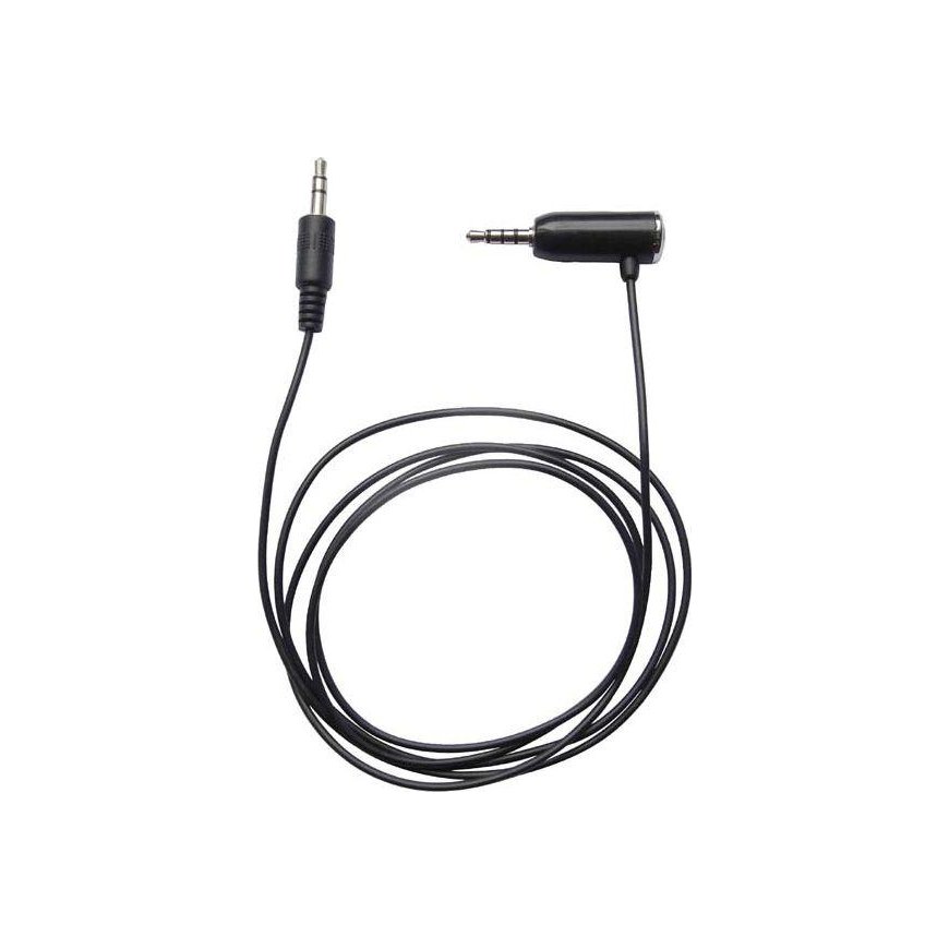 Audio Laisvadevõrgu kaablid, Jack (3.5mm) M 4-poolne - Jack (3.5mm) M, 1.2m, stereo, must, iPhone/iPad jaoks 38588