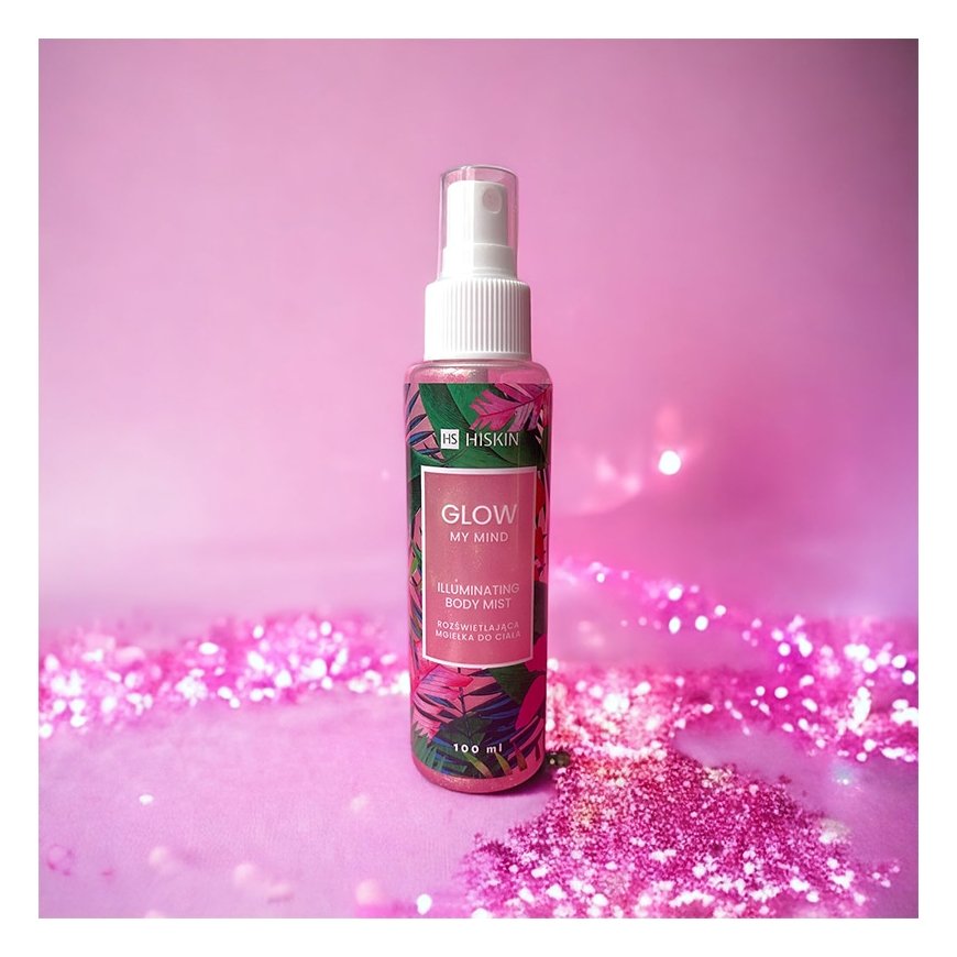 Hiskin Šviečianti keha udu Glow My Mind Roosa 100ml