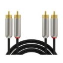 Procab Jack CABLE4ME мини джек 3,5 мм стерео - 2 x моно джека 6,3 мм звуковой кабель длиной 3 м Procab Jack CABLE4ME мини джек 3,5 мм стерео - 2 x моно джека 6,3 мм звуковой кабель длиной 3 м
