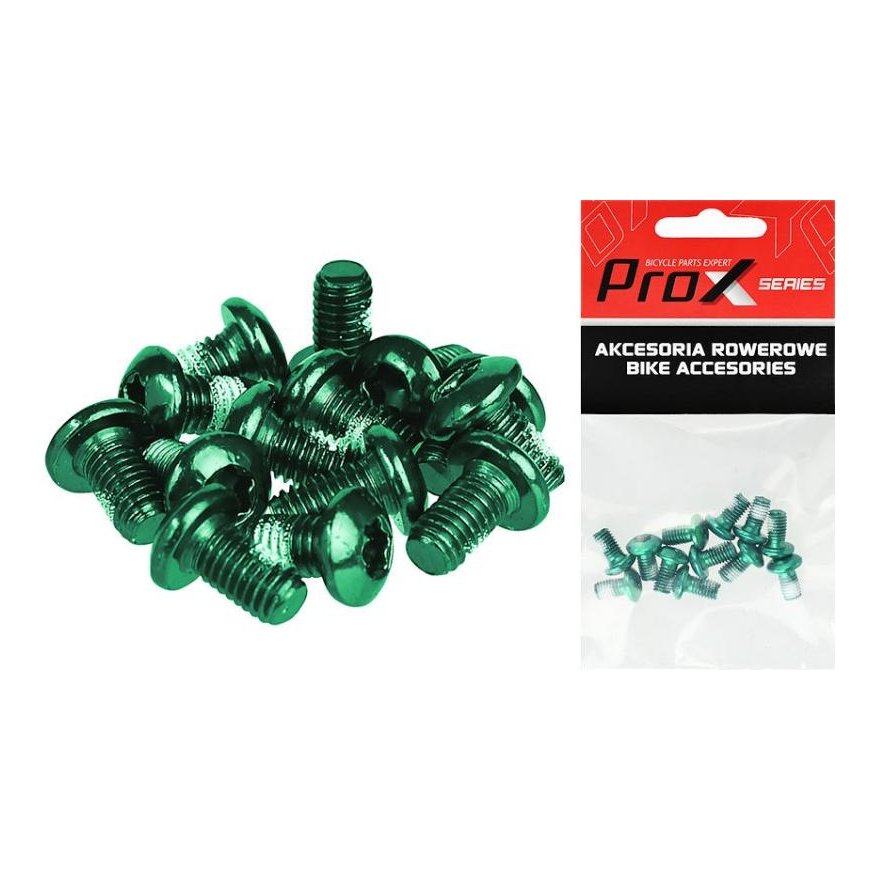 Prox zaļie skrūves disku bremzēm M5x10mm