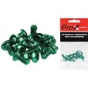 Varbad, mida kasutatakse Prox rohelise värvi M5x10mm piduriketaste kinnitamiseks (12 tk). Varbad, mida kasutatakse Prox rohelise värvi M5x10mm piduriketaste kinnitamiseks (12 tk).