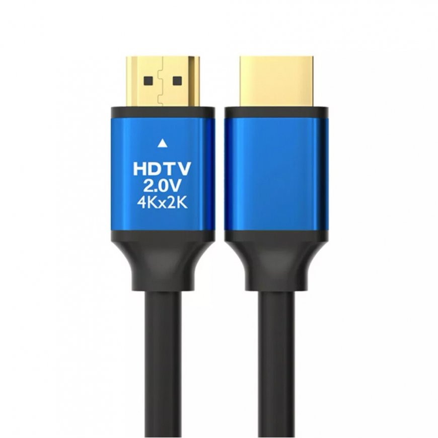 HDMI M - HDMI M - HDMI 1.4 - Supriseydetty Ethernet, 5 m, kullatuilla liittimillä, musta