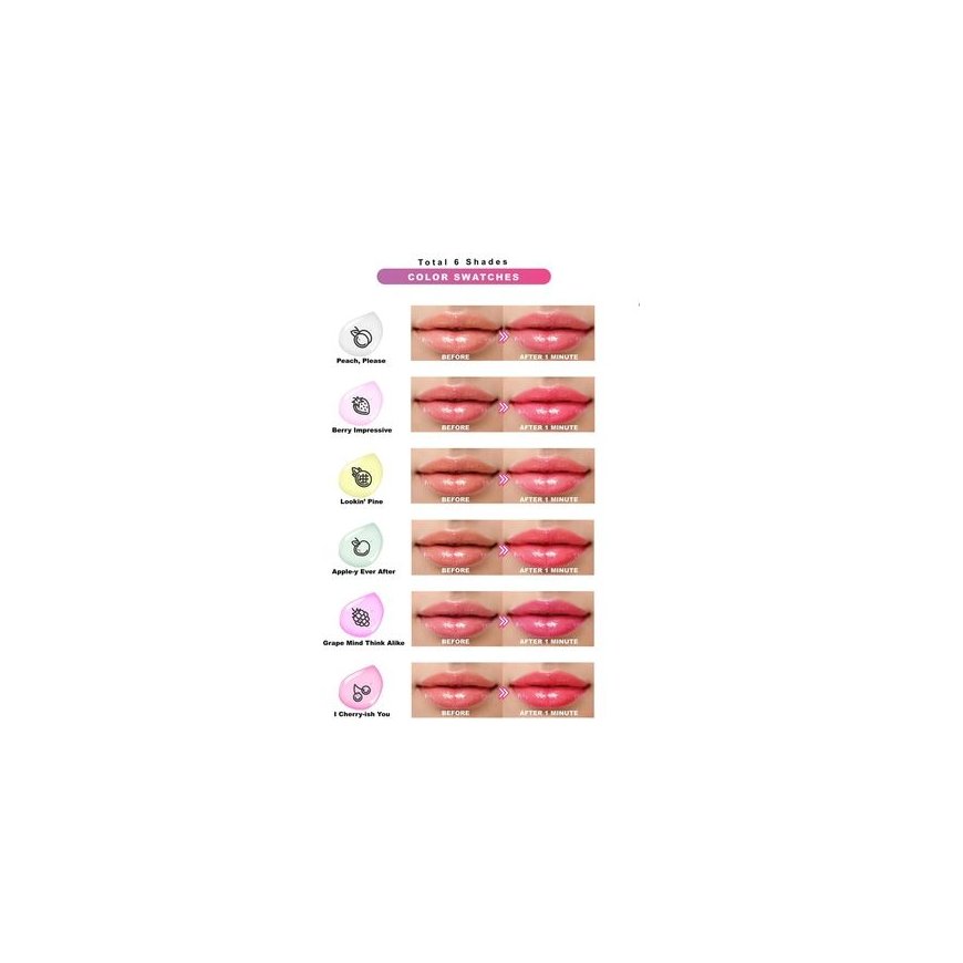 J.cat Beauty Jcat Lip Spect Colorswitch Lipoil Appley