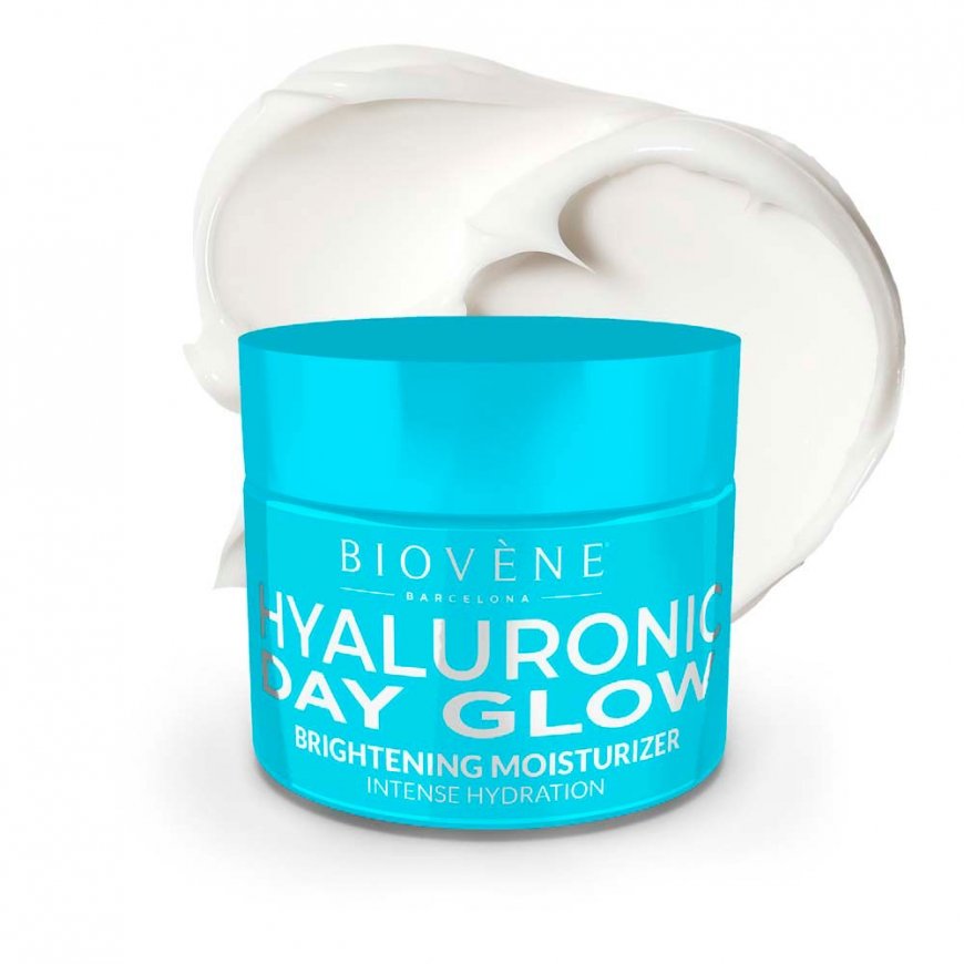 "Biovene Hyaluronic Day Glow Brightening Moisturizer" intense moisturizing cream 50ml