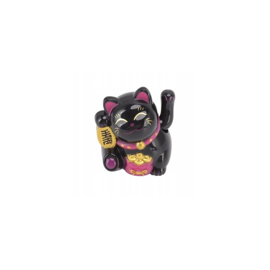 Lean Kiniška Lucky Cat Vitrinoje Saulēs figūrīte ornaments smilšu krāsā