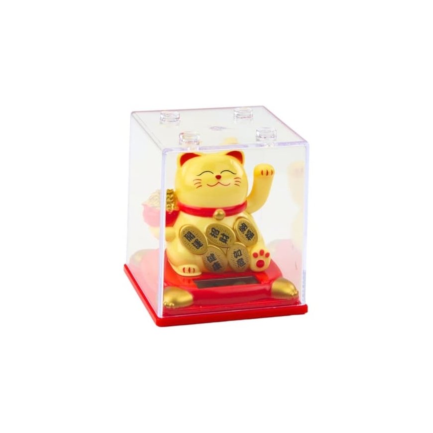 Lean Kiniška Lucky Cat Vitrinoje Saulēs figūrīte ornaments smilšu krāsā – 2
