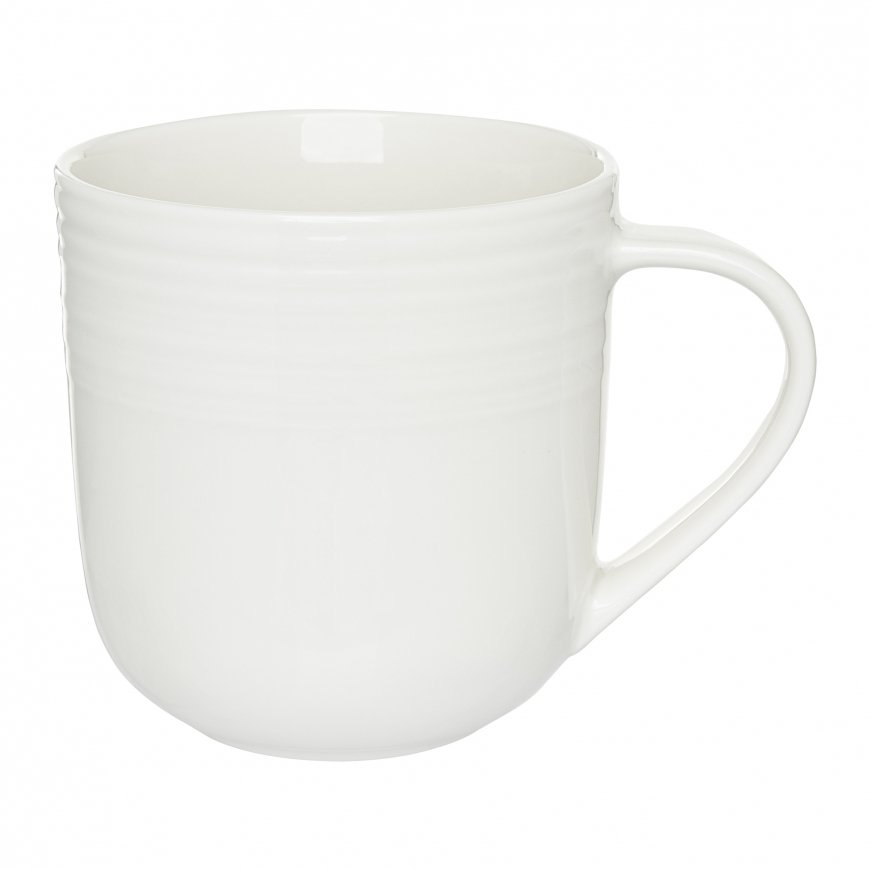 Puodelis Linea 400 ml baltas AMBITION