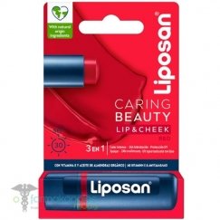LIPOSAN CARING BEAUTY 3 in 1 punane 4,8 g