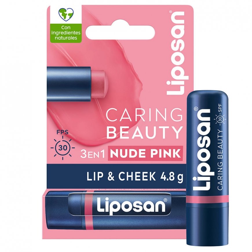 LIPOSAN CARING BEAUTY 3 in 1 punane 4,8 g – 2